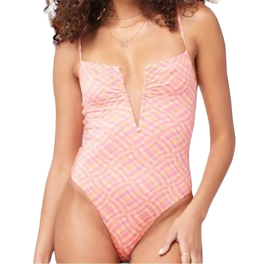 L Space Roxanne One Piece Swimsuit Bitsy Heat Waves Size XL NWT